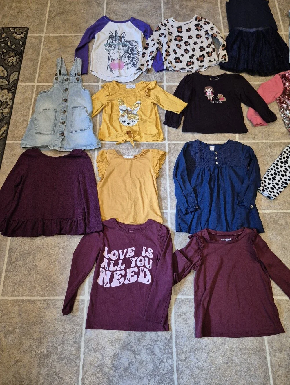 Lot Of 18 Girls Clothong Items Size 4 Or 4T, Assorted Brands